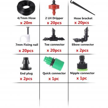 Adjustable Drip Irrigation Kit 10/15/20/25/30/40m