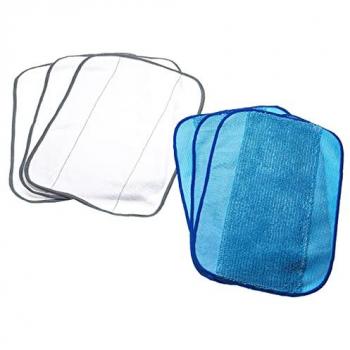 Pack VHbw 6 lingettes lavage & séchage pour iRobot Braava 380/380T