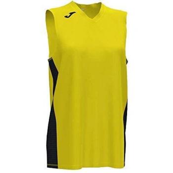 Camiseta Sin Mangas Joma Cancha III Amarillo-Negro