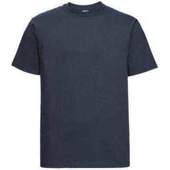 Russell Men's Heavyweight French Blue Short Sleeve