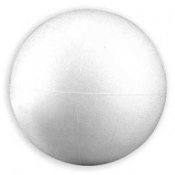 Boule en polystyrène complète, 12 cm