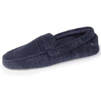 Chaussons Isotoner 96774 Marine 44 hommes