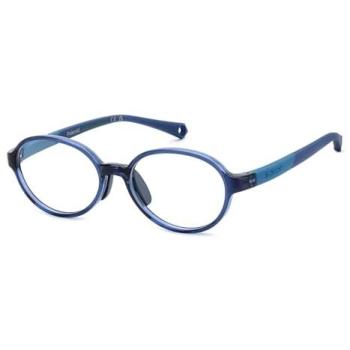Polaroid PLD D840 Kids Round Blue Frame – Size 46, Blue Light Filter