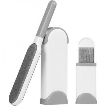 Self-Cleaning Pet Hair Brush with Lint Remover