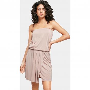 Urban Classics vestido corto en color altrosa
