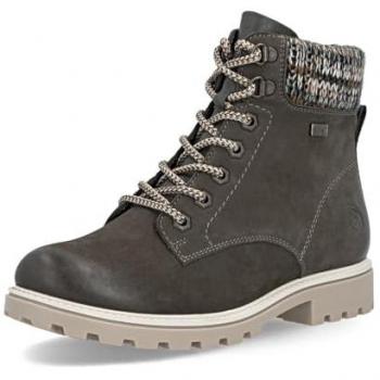 Remonte Schnürstiefelette grau
