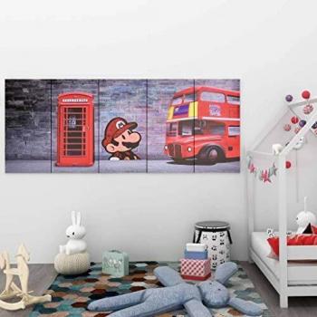 VidaXL Leinwand‑Collage „London Vibes” – 200 × 80 cm