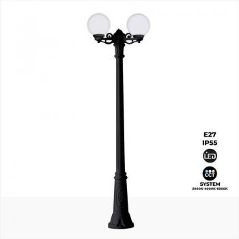 LAMPIONE ESTERNO GIGI BISO GLOBE’ 2X E27 DOPPIO LED – FUMAGALLI