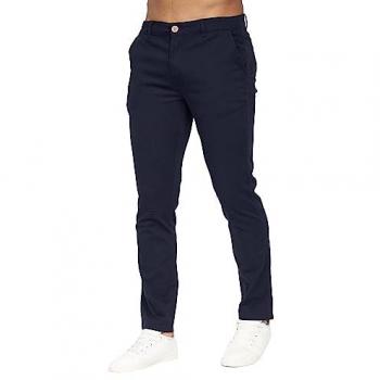 W34 x L30 Roysden Classic Navy Chinos – Men's Casual Pant