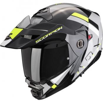 Scorpion ADX-2 Galane Casco - Negro Gris Amarillo (XL)