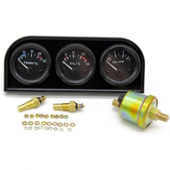 52Mm 3-in-1 Auto Meter voor Olie, Water en Oliedruk