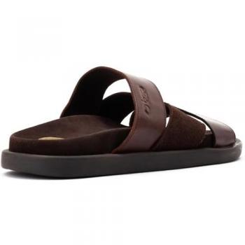Base London Ponza Leather Sandals - Brown - Men's Size 8