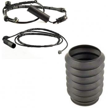 BMW E46 Front and Rear Brake Pad Wear Sensors with Shock Absorber Boot