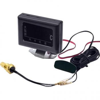 Universal Digital Water Temperature Gauge with Sensor Head Plugs