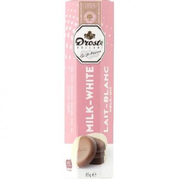 Droste Chocolade Pastilles Melk en Wit 85g