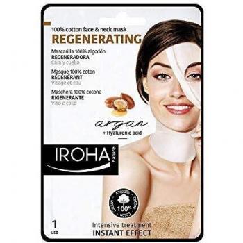 Iroha Nature Rigenerante Cotone Viso E Collo Olio Di Argan 1 Unità