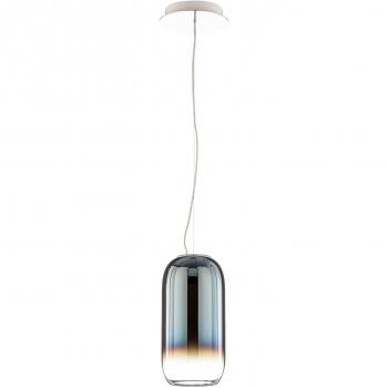 Sospensione Mini Gople Artemide blu/argento