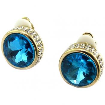 Lily's Jewels [P5002] – Clip Sissi Blu Oro 15 mm