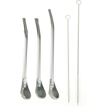Handmade Stainless Steel Yerba Mate Drinking Straw with Filter