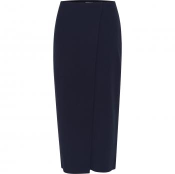 Soaked in Luxury Blue Midi Skirt for Women - Size XL