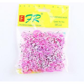 1000PCS Kids TPU Elastic Hair Bands