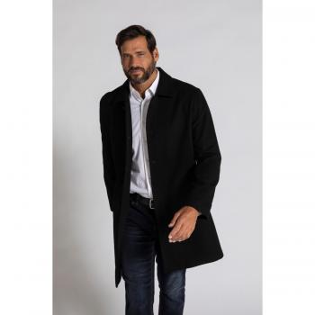 JP1880 Herren Wollmix Mantel in XXL, schwarz, wasserabweisend