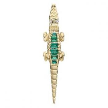 Cocodrilo Chic: Pendientes Aligator en Plata y Oro