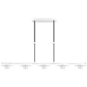 FABRILAMP Fab 153655074 Lámpara Ciudad Del Cabo 5l 30w 4000k Blanco/plata Regx104x15 Cm 2400 Lm