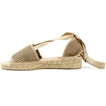 Sandaleta Cuña Castañer Sole Tierra-Oro 37 EU