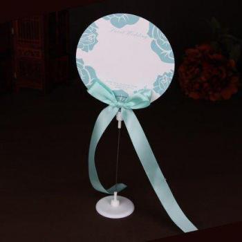 10pcs Wedding Table Number Cards with Ribbon