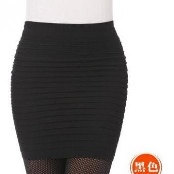 Elastische kurze Röcke für Damen, einfarbige Bodycon Röcke für Herbst und Sommer