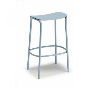 Tabouret S‑CAB Trick 65 cm – Bleu Métallique Clair