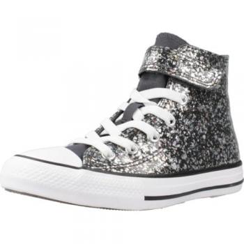 Converse Chuck Taylor All Star Glitzer‑Easy‑On in Schwarz‑Matt, Größe 27, Textilmaterial für sportlichen Stil