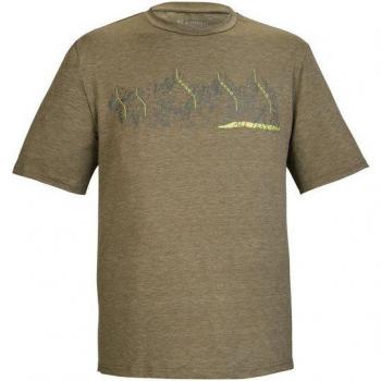 Killtec Herren T-Shirt Lilleo MN - Schnelltrocknend mit Bergmotiv