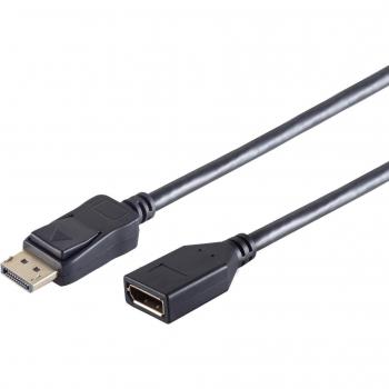 S/CONN maximum connectivity® DisplayPort 1.2 Verlängerungskabel, 4K Video-Kabel, (500 cm)