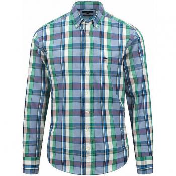 FYNCH HATTON Casual Fit Hemd grün für Herren 4XL