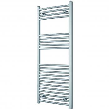 Henrad Prorad Chrome Curved Heated Towel Rail Warmer Radiator Rad 22mm