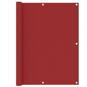 Paravento Balcone Rosso 120x500 cm in Tessuto Oxford