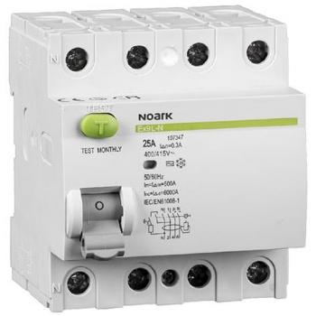 Interruptor automático de corriente residual Noark Ex9L-N 4P 40A 100mA
