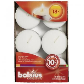 Bolsius Waxinelicht 10 uur 18 stuks