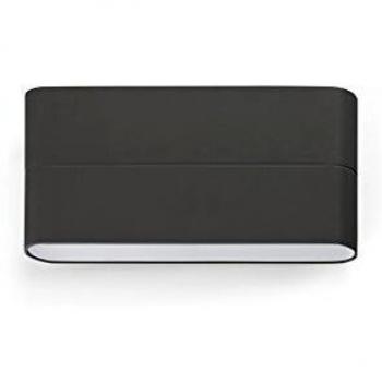 Faro Lighting Aday LED Outdoor Wall Light (Large, Up Down, Dark Grey, IP54)