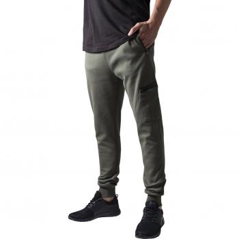 Urban Classics Herren Hose - Athletic Interlock Sweatpants,Schwarz,W34/L33 (Herstellergröße: L)