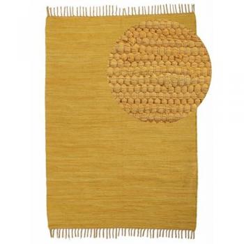 Carpetfine Teppich Kelim Chindi uni, rechteckig
