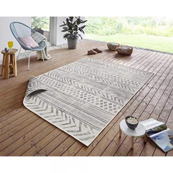 Light Grey Flip‑Pattern Rug – 200×290