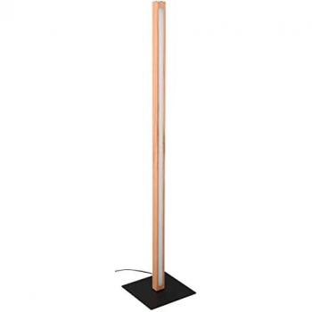 Piantana Bacchetta Legno Vintage Led Touch Bellari Trio Lighting