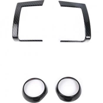 DualAir Shield: 2-Pack Car Vent & Dashboard Decorative Rings