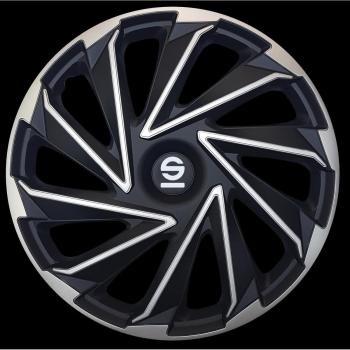 Copricerchi auto 16 SPARCO Varese SPC1680SVBK in argento e nero