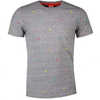 Camiseta Superdry AOP, Gris (Collective Dark Grey Grit 9ss)