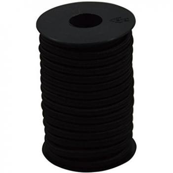 Corderie Italiane 6004066 Treccia Elastica Nera
