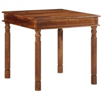 VidaXL Dining Table 80x80x77 cm Solid Wood Acacia